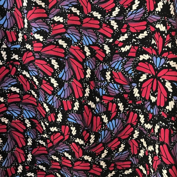 Lovers+Friends Butterfly Wings Split Sleeve Top S - Picture 3 of 7